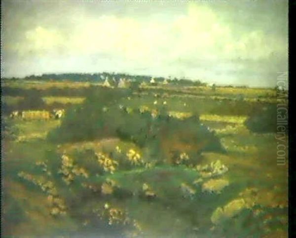 Weidelandschaft In Der Normandie Oil Painting by Charles-Francois Daubigny