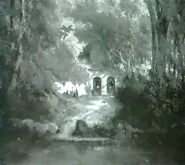 La Riviere Oil Painting by Charles-Francois Daubigny