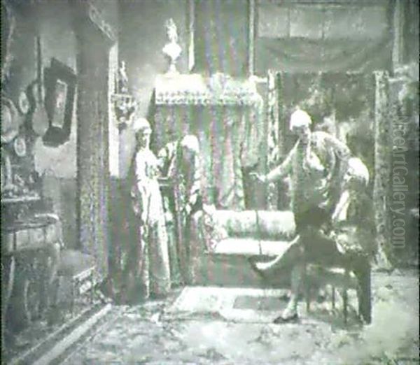 Mostrando El Retrato Oil Painting by Ermengol (Hermenegildo) Daunas