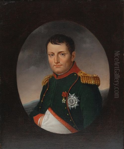 Napoleon Bonaparte Oil Painting by Jacques-Louis David