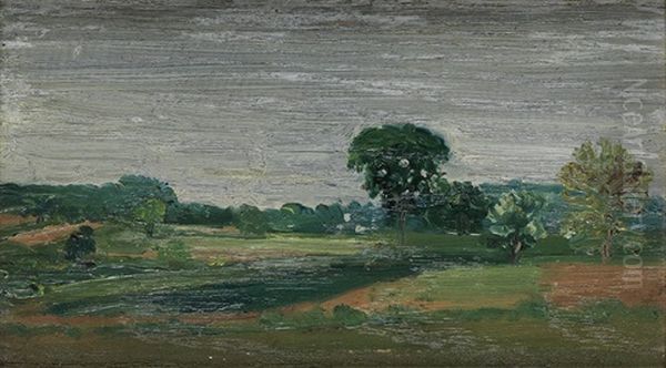 Landscape Oil Painting by Arthur B. Davies