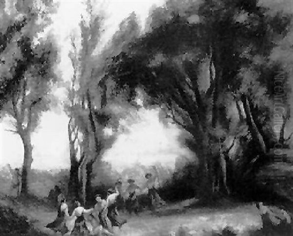 Landscape Oil Painting by Arthur B. Davies