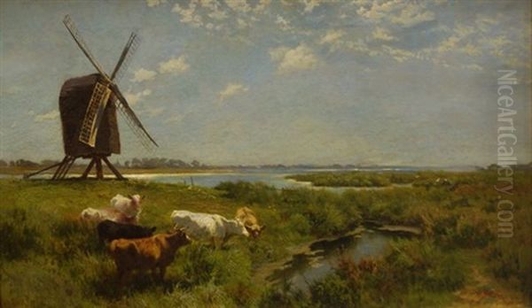 Untitled Oil Painting by Henry William Banks Davis, R.A.