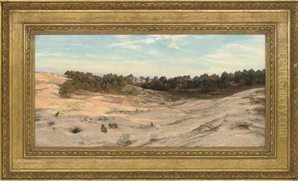 Pas De Calais Oil Painting by Henry William Banks Davis, R.A.