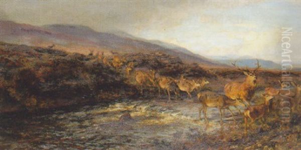 The Way To The Sanctuary Oil Painting by Henry William Banks Davis, R.A.