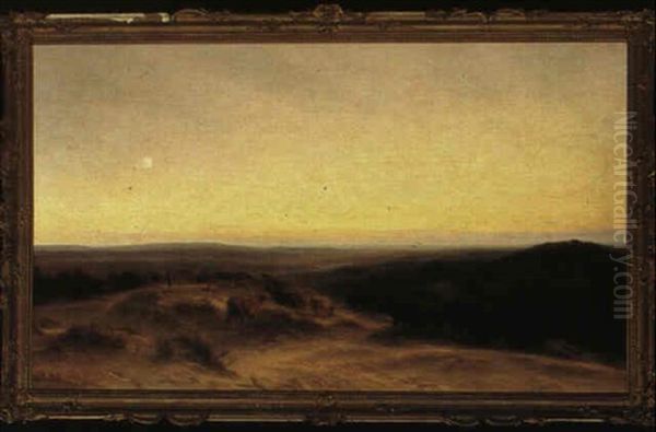 The Gleaming Landscape Oil Painting by Henry William Banks Davis, R.A.