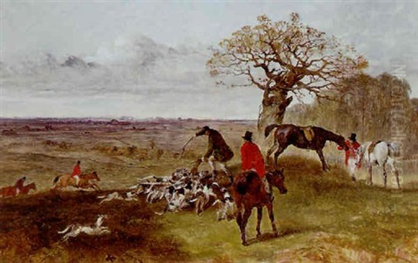 The Death Oil Painting by Richard Barrett Davis