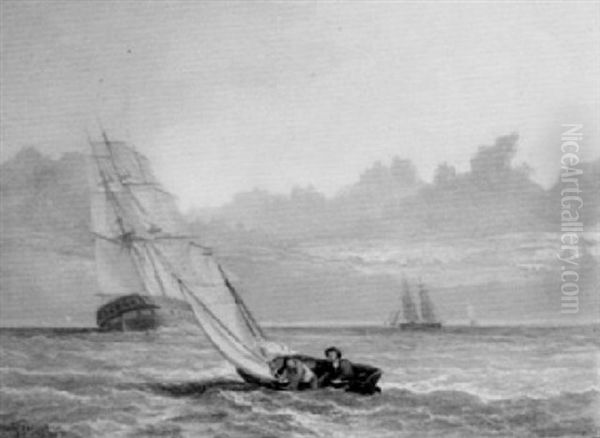 The Little Dinghy Oil Painting by Henry Thomas Dawson