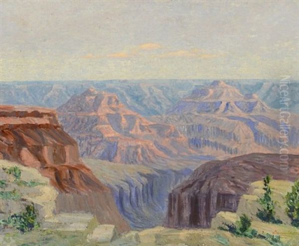 Grand Canyon Oil Painting by Dawson Dawson-Watson