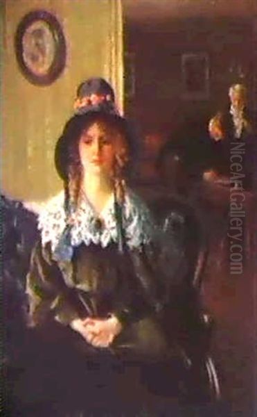 The Marriage Contract Oil Painting by James Francis Day