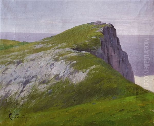 Acantilado Oil Painting by Carlos Maria De Santiago