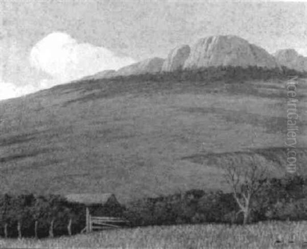 En Las Faldas De Las Sierras Oil Painting by Carlos Maria De Santiago