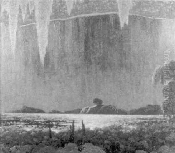 Farallones, Chile Oil Painting by Carlos Maria De Santiago