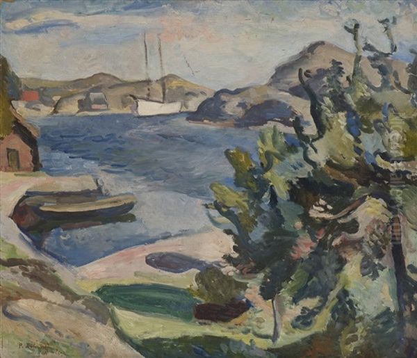 From Skatoy Oil Painting by Per Deberitz