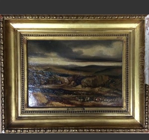 Etude Pour La Bataille Des Cimbres Oil Painting by Maurice Alfred Decamps