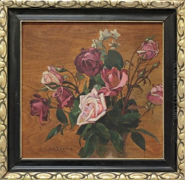 Kvetina I Oil Painting by Jan Dedina