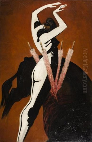 Etude Pour Banderille, Espagne Oil Painting by Felix Del Marle