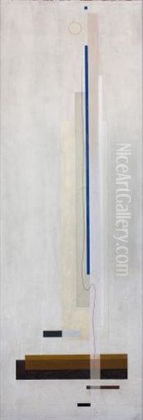 Construction Oil Painting by Felix Del Marle