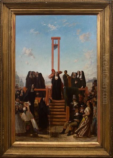 The Guillotine Oil Painting by Paul Delaroche
