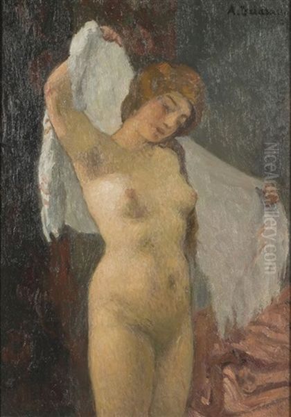 Baigneuse Oil Painting by Angele Delasalle