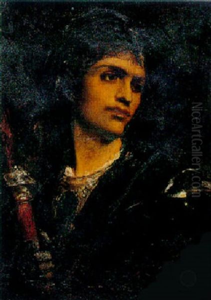 Salome Oil Painting by Jules-Elie Delaunay