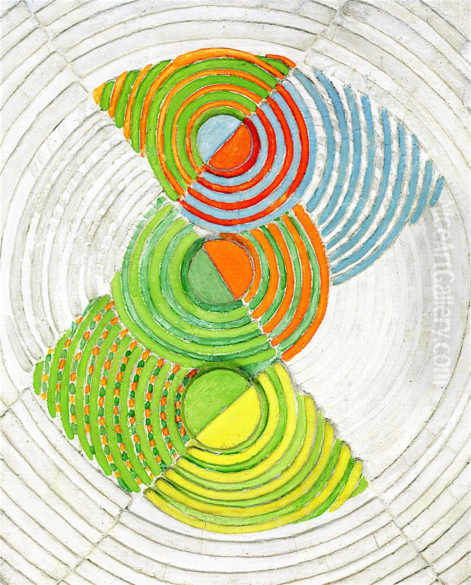 Relief Rythme Oil Painting by Robert Delaunay