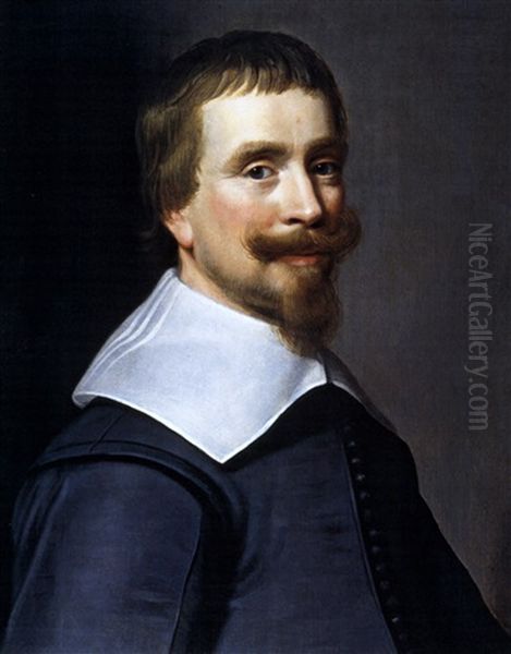 Bildnis Eines Barten Herren Oil Painting by Jacob Willemsz Delff the Younger