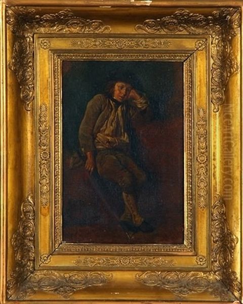 Le Jeune Montagnard Oil Painting by Jean-Louis Demarne