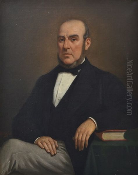 Portrait Of A Gentleman Oil Painting by Charles Demory