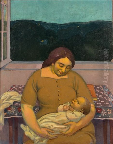 Recueillement Maternel Oil Painting by Maurice Denis