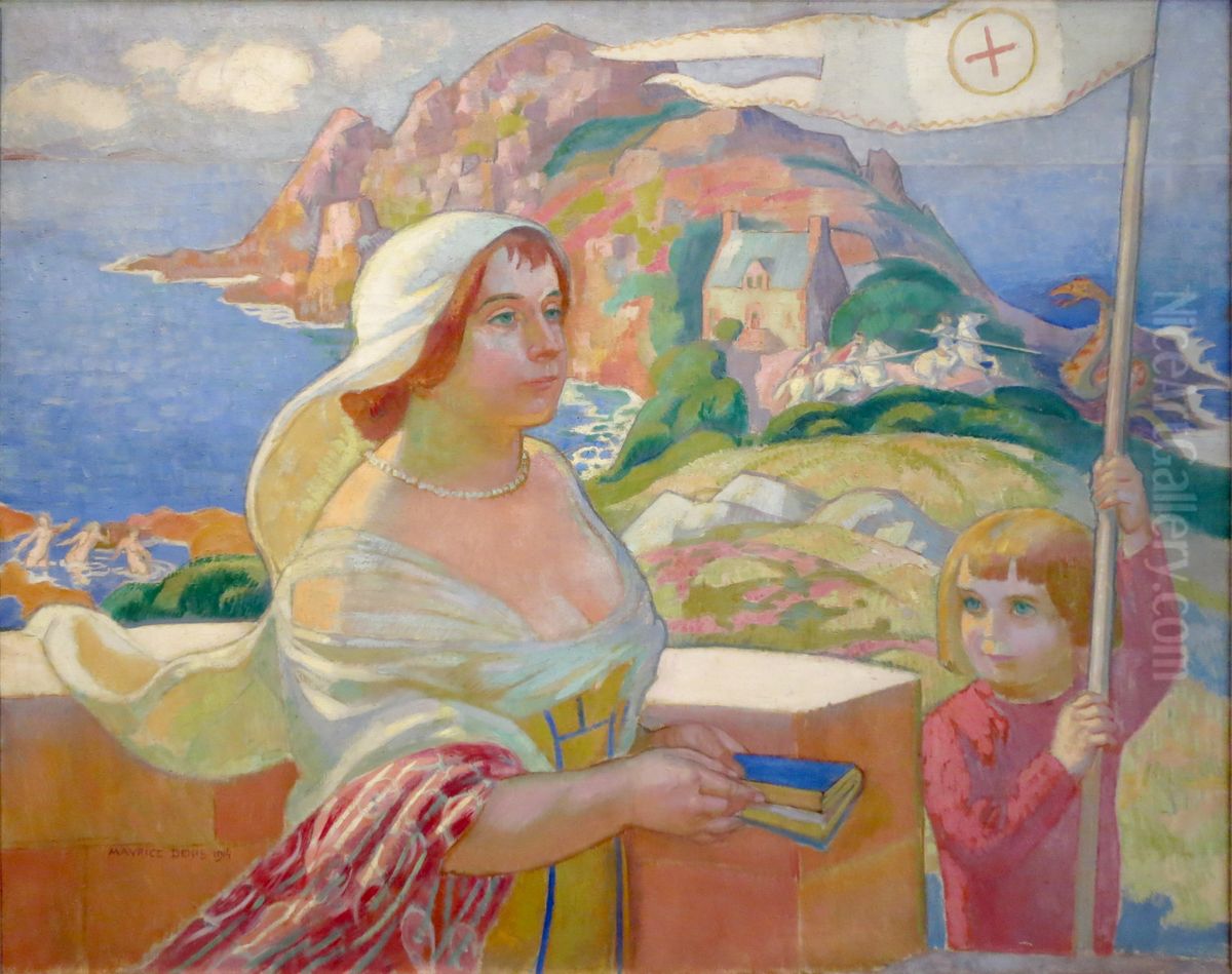 La Princesse Dans La Tour Oil Painting by Maurice Denis