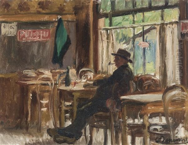 The Cabaret Oil Painting by Alexandre Denonne