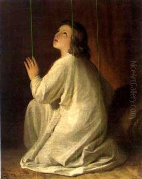 Eine Erscheinung Oil Painting by Melchior Paul Von Deschwanden