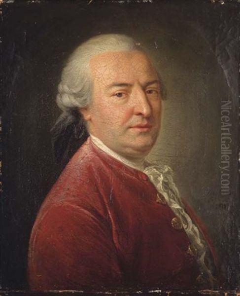 Portrait Du Duc De Penthievre (?) Oil Painting by Francois Bruno Deshays de Colleville