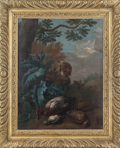 The Successful Shoot Oil Painting by Alexandre-Francois Desportes