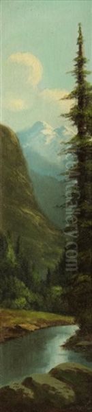 Mount Shasta Oil Painting by Richard Detreville