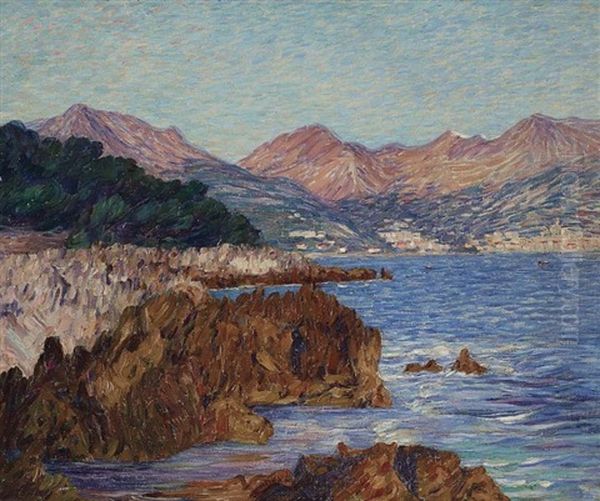 La Baie D'agay Oil Painting by Leon Detroy