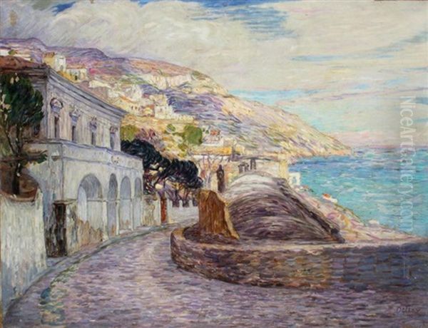 Bord De Mer Oil Painting by Leon Detroy