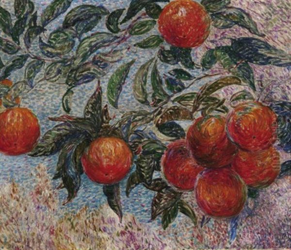 Apfelbaum Oil Painting by Leon Detroy