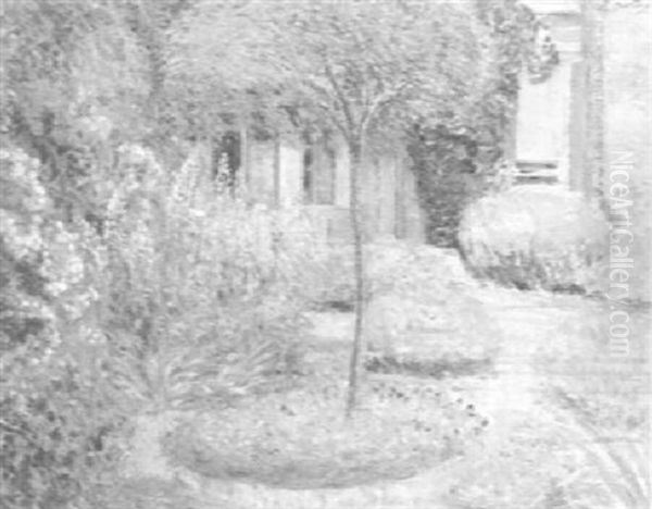 Le Jardin En Fleur, Gargilesse Oil Painting by Leon Detroy