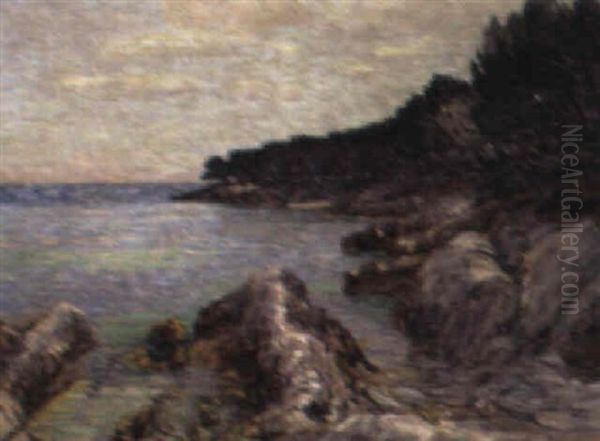 Le Cap Roux Oil Painting by Leon Detroy