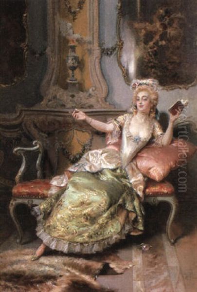 The Soliloquy Oil Painting by Cesare Auguste Detti