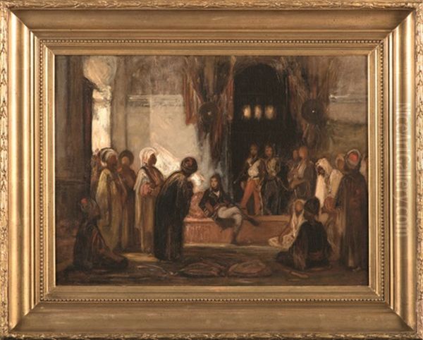 Visite De Napoleon En Egypte Oil Painting by Louis Devedeux