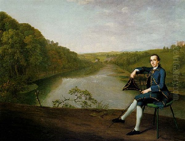 Portrait Of A Philip Howard Of Corby Castle, Cumberland Oil Painting by Arthur Devis