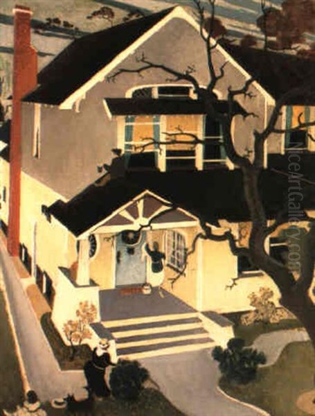 The World I Live In Oil Painting by Preston Dickinson