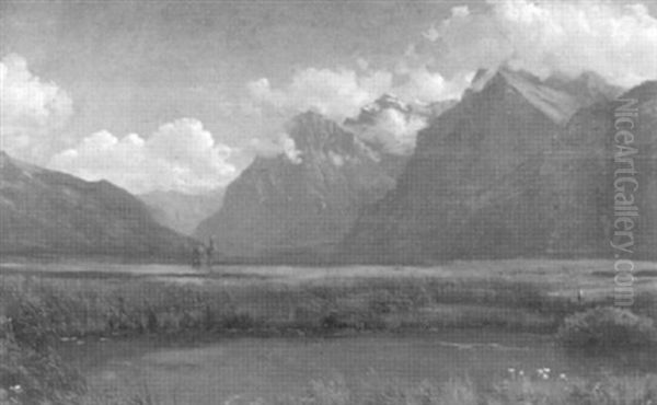 Westweizer Berglandschaft Oil Painting by Francois Diday