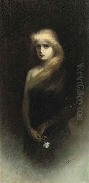 Allegory Of Lost Love Oil Painting by Karl Wilhelm Diefenbach