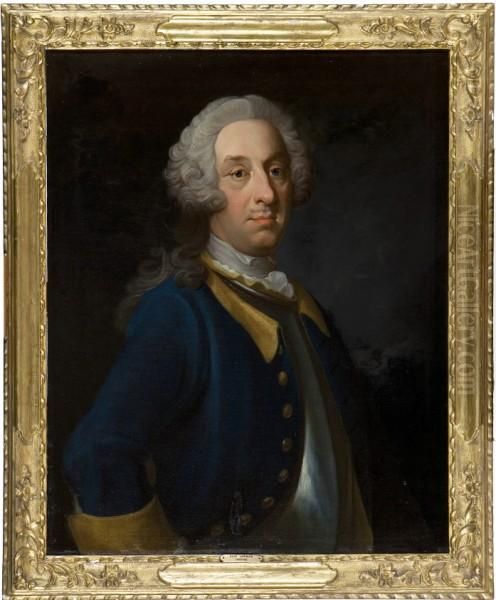Ritratto Del Conte Rutger Bardekov, Cavaliere Reggente Oil Painting by Olof Arenius