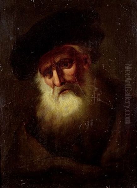 Zevans (israelischer Prediger) Oil Painting by Christian Wilhelm Ernst Dietrich