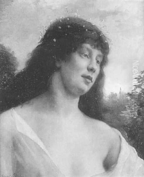 Le Printemps Oil Painting by Emmanuel De Dieudonne